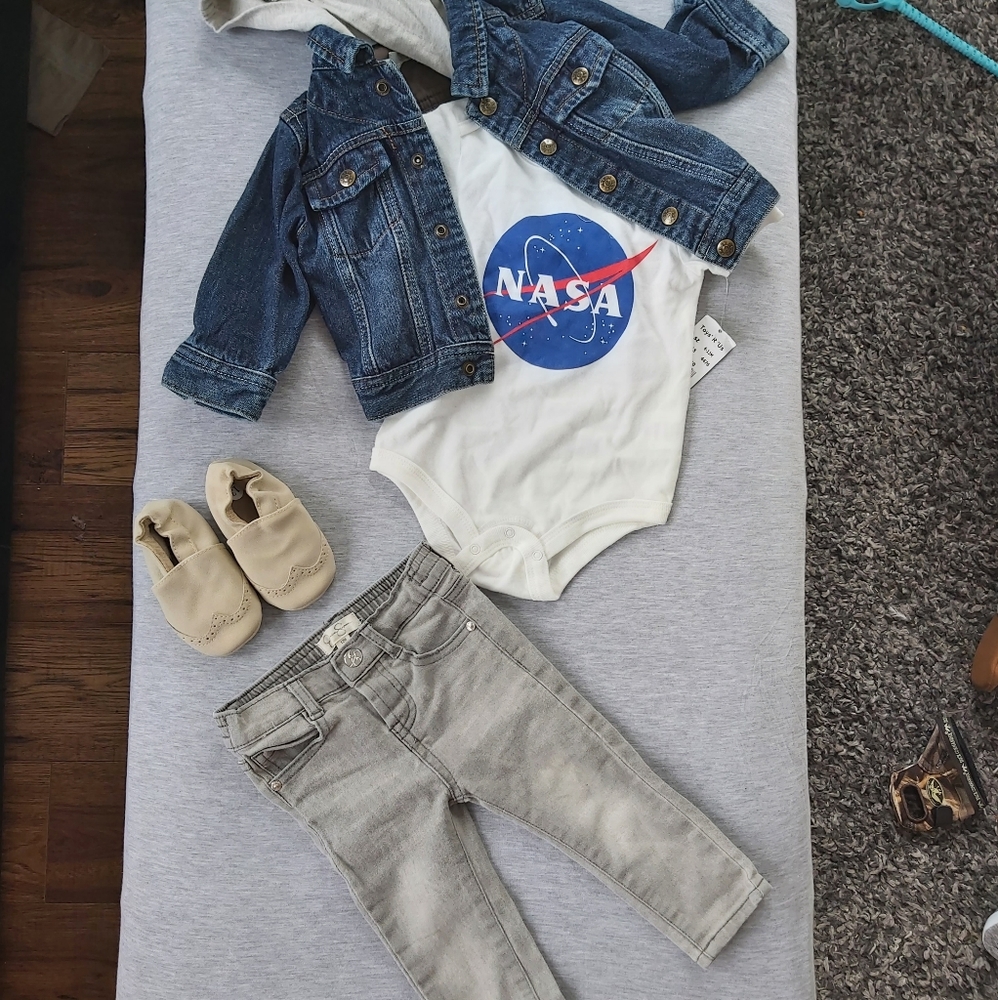 Jessica Simpson Joe Fresh & NASA 6-12m Bundle Lot Outfit